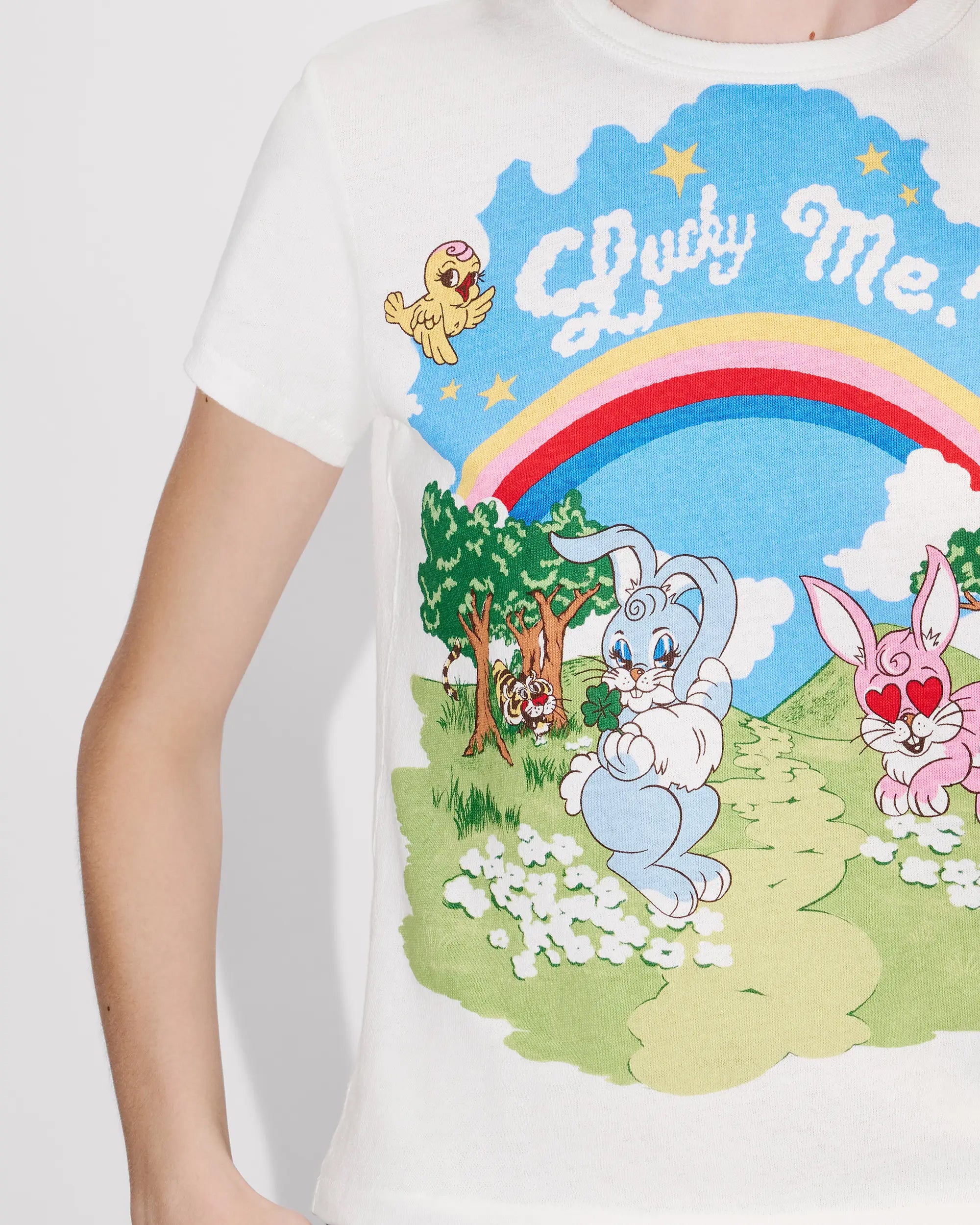 T-Shirts Kenzo "Cartoon" Graphic Men's T-Shirt - FG55TS2134SK-02