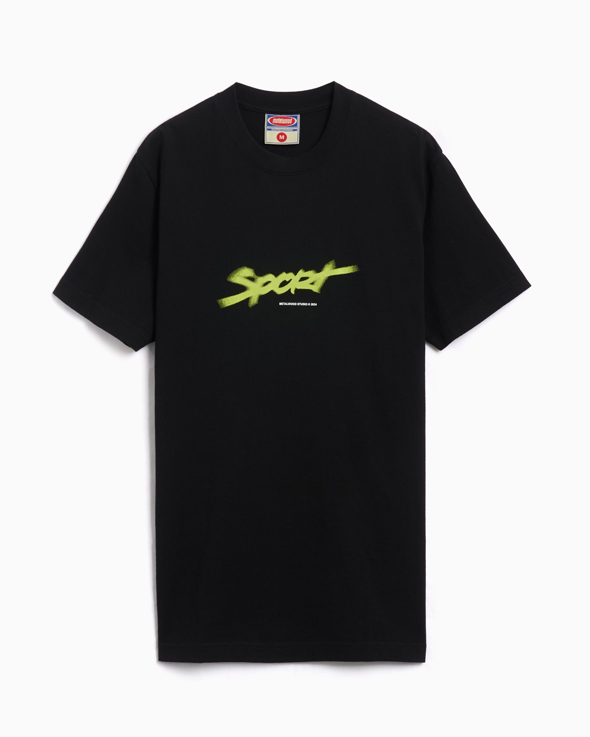 T-Shirts Metalwood Studio Sport Men's T-Shirt Men's T-Shirt - MWS24-03-101-BLK