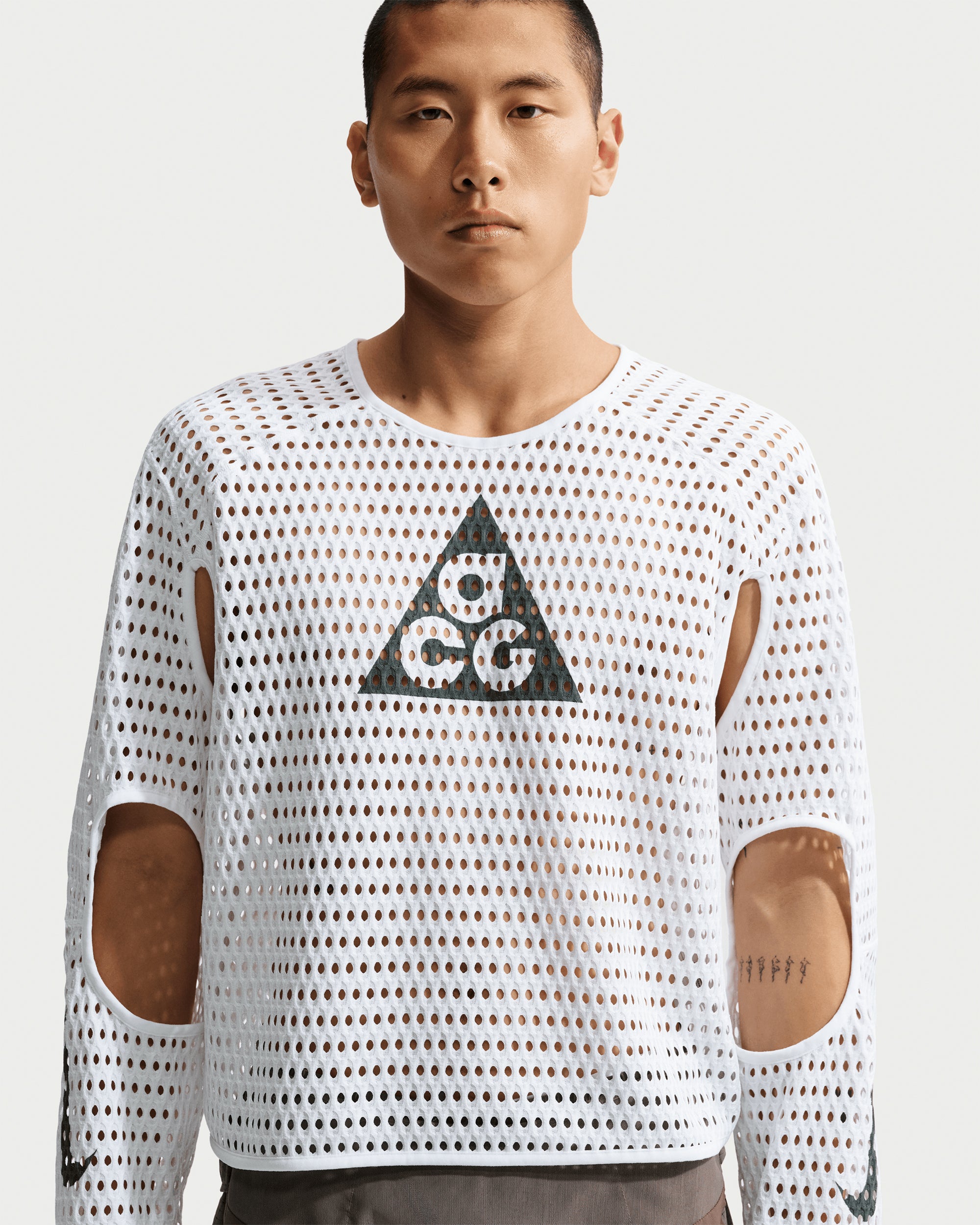 NIKE ACG radical airflow ランニングトップス S WT Nike ACG Radical Airflow NXT Relaxed met grafisch met langue mouw T-Sh