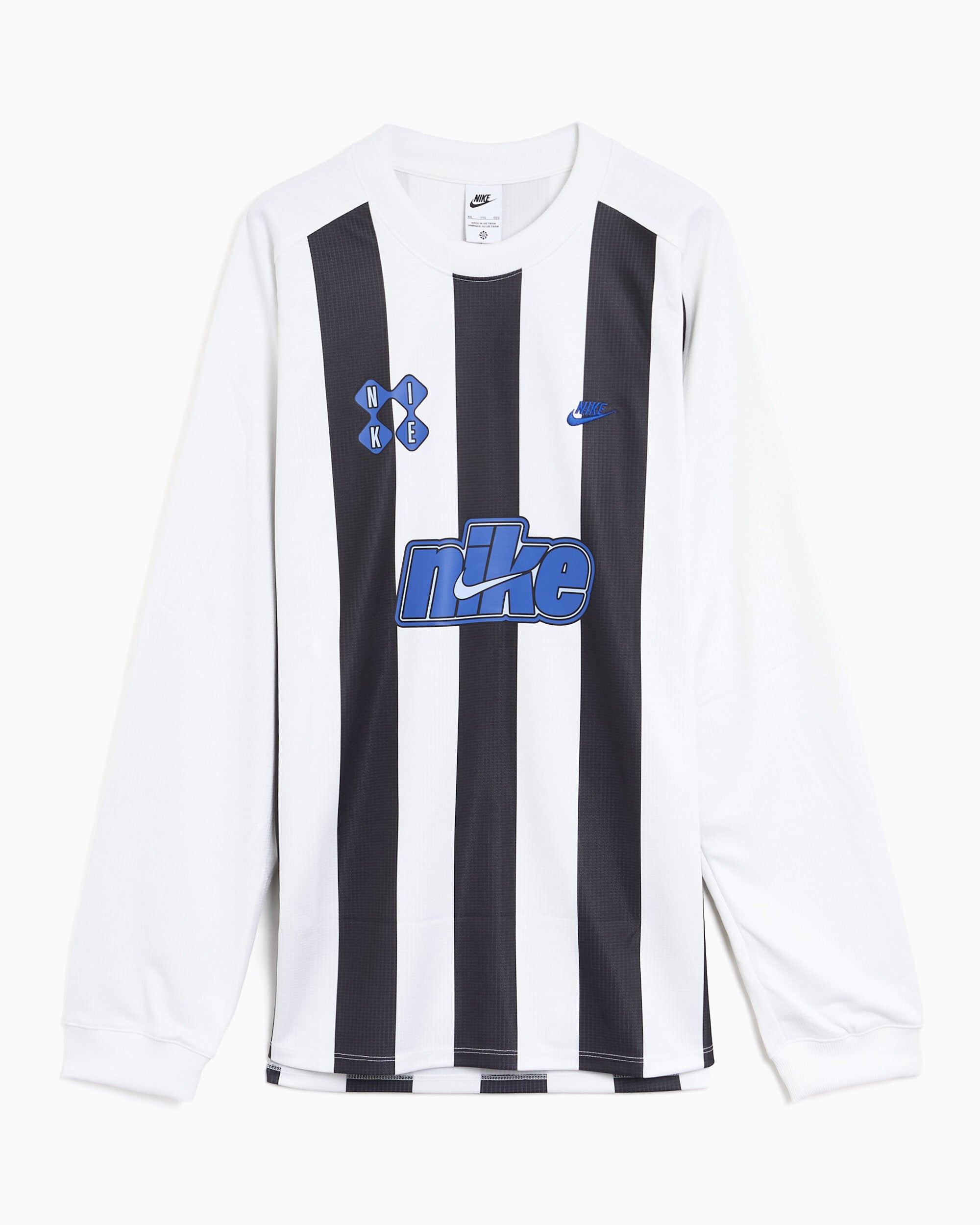 T-Shirts Nike Sportswear Club Goalie Striped Long-Sleeved Relaxed Men's Jersey T-Shirt - II4365-010