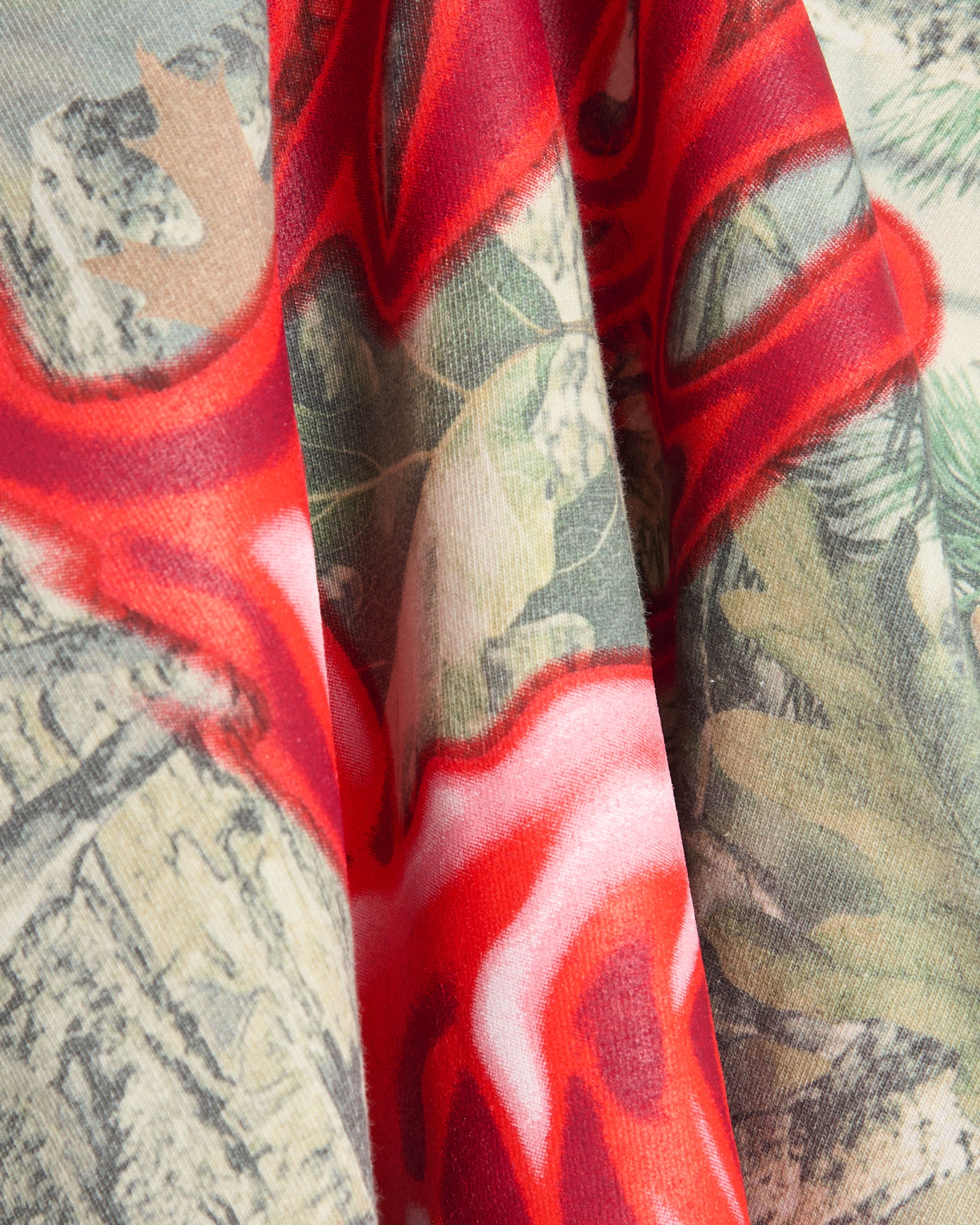 T-Shirts OBEY Clothing Airbrushed Rose Camo Print Men's T-Shirt - 168024324-CAM