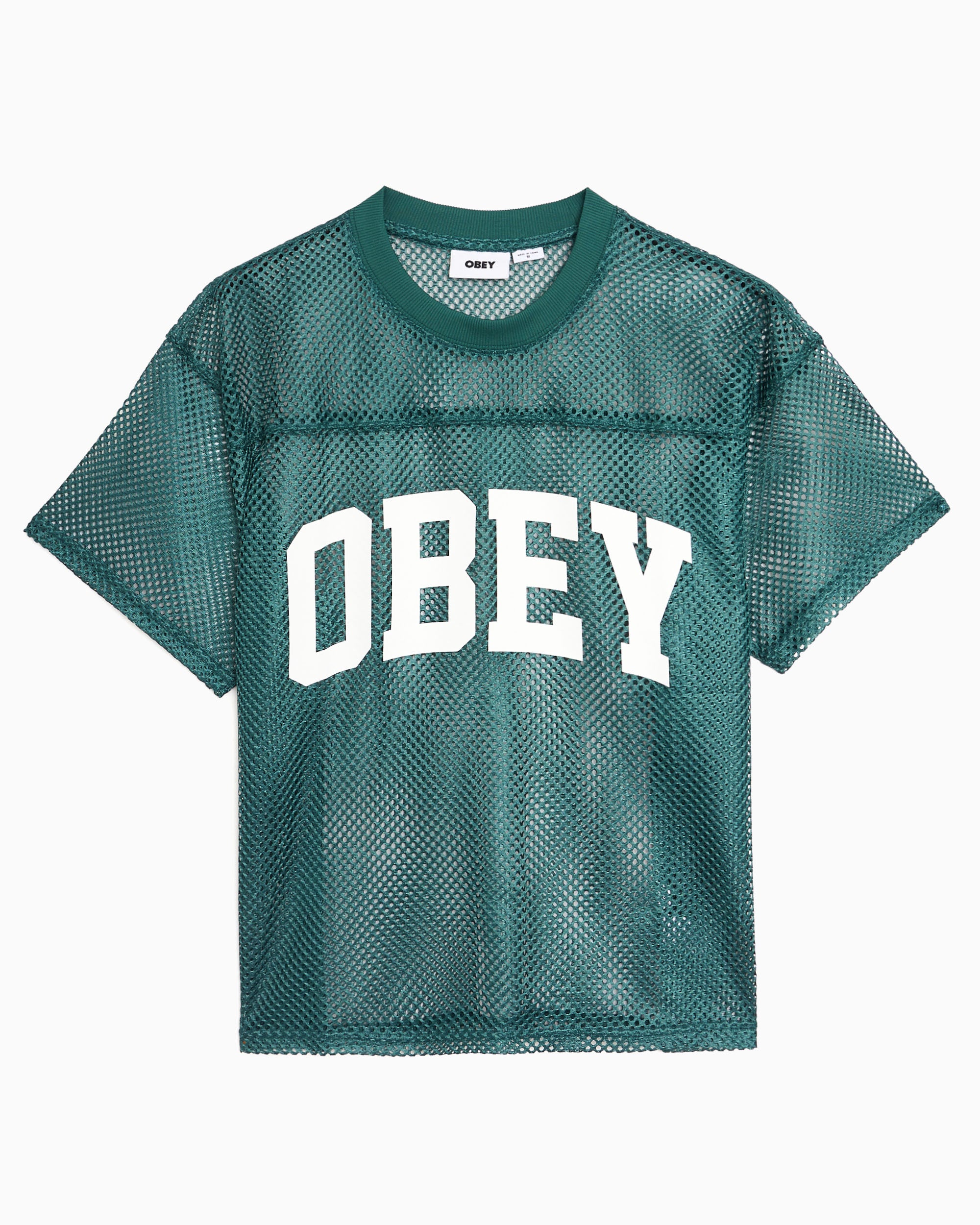 T-Shirts OBEY Clothing Collegiate Logo Boxy Men's Jersey T-Shirt - 131080375-RFR