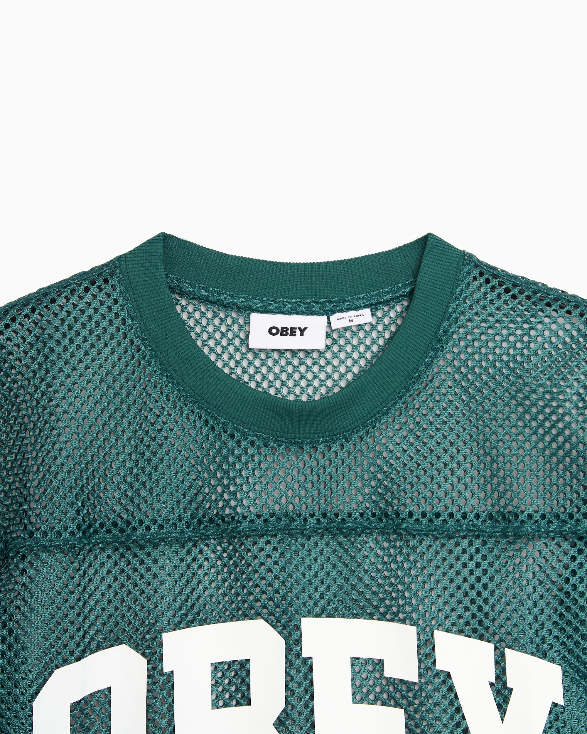 T-Shirts OBEY Clothing Collegiate Logo Boxy Men's Jersey T-Shirt - 131080375-RFR