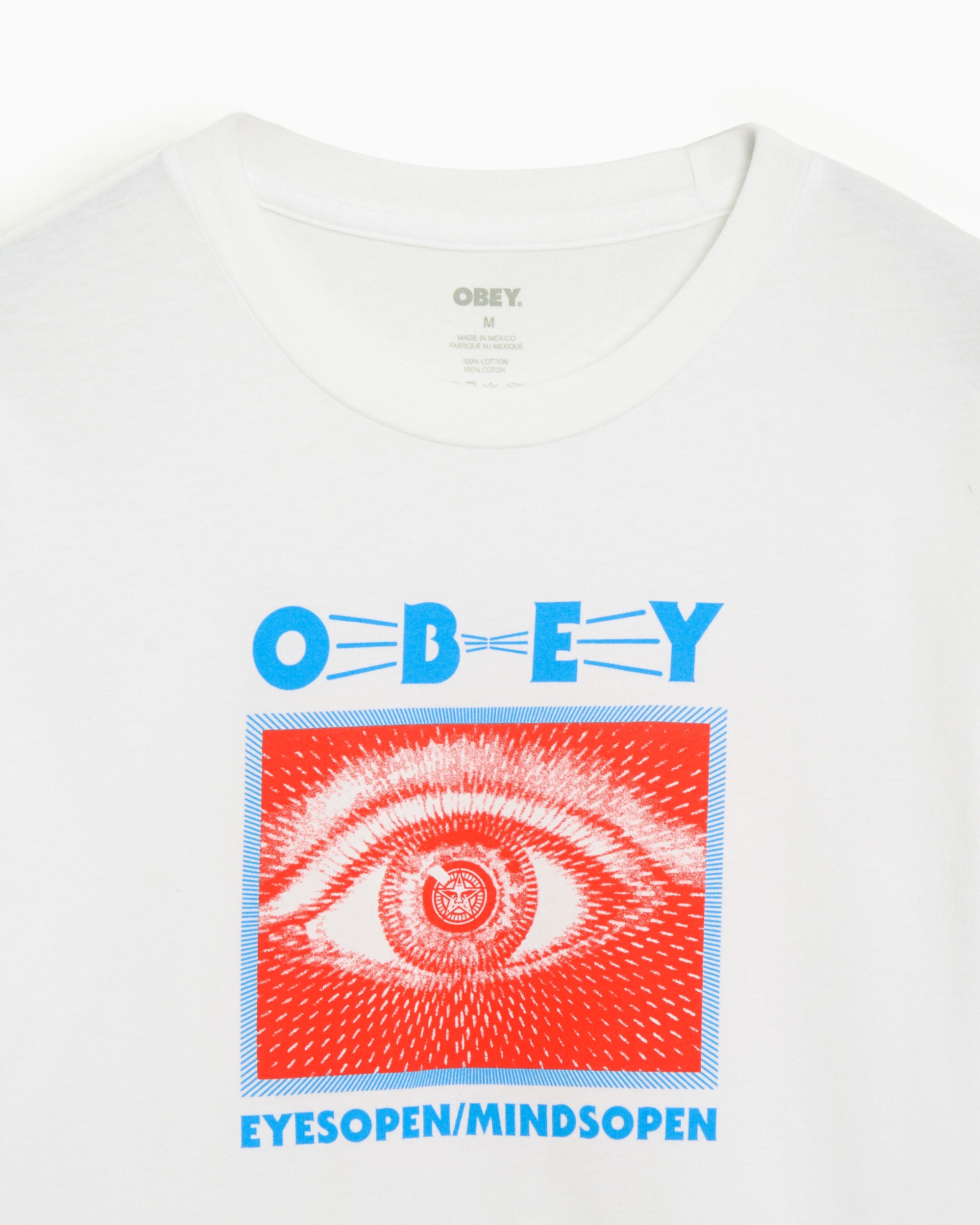 T-Shirts OBEY Clothing Eyes Open Mind Open Relaxed Women's T-Shirt - 268062709-WHT