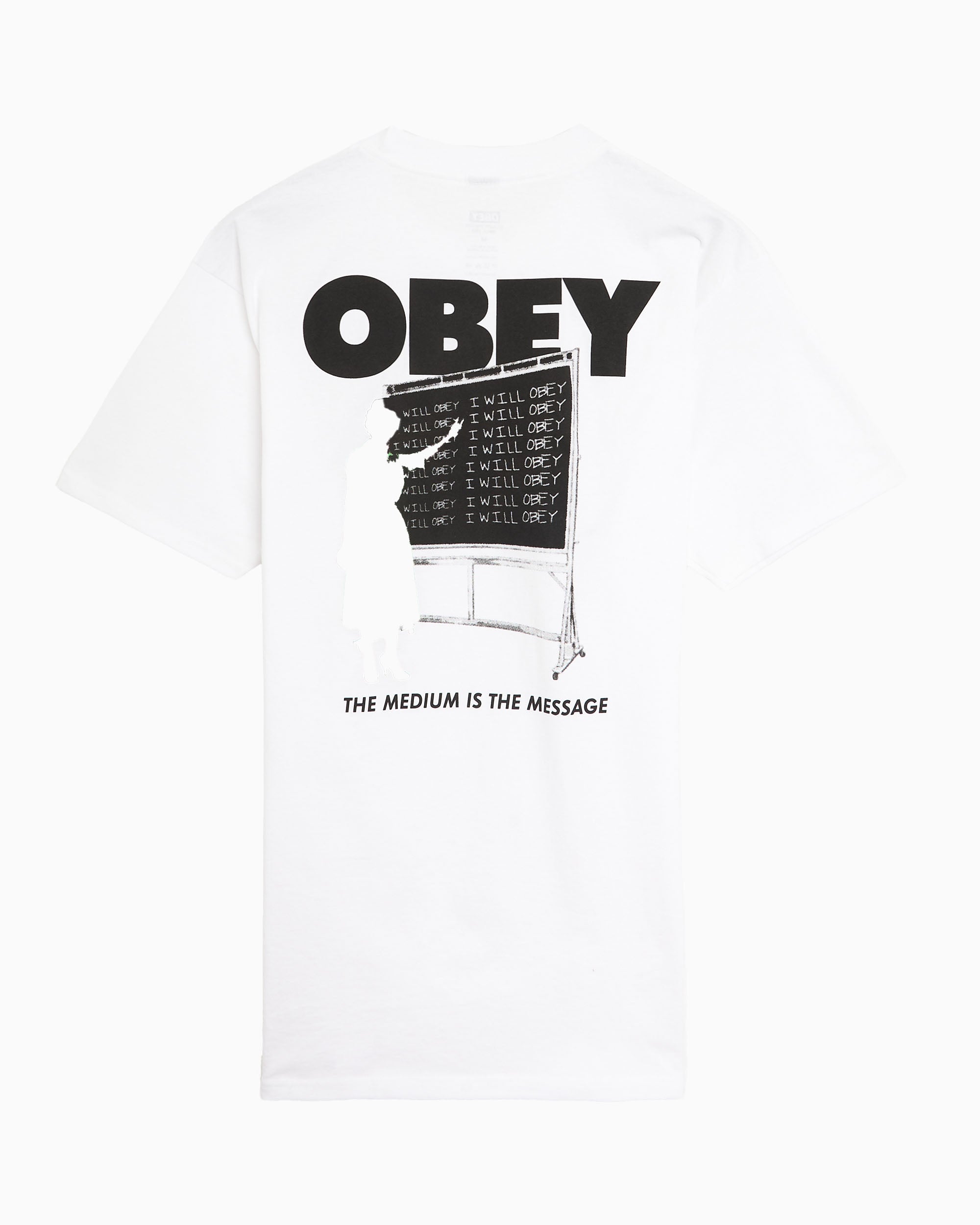 T-Shirts OBEY Clothing I Will Graphic Men's T-Shirt - 165264349-WHT