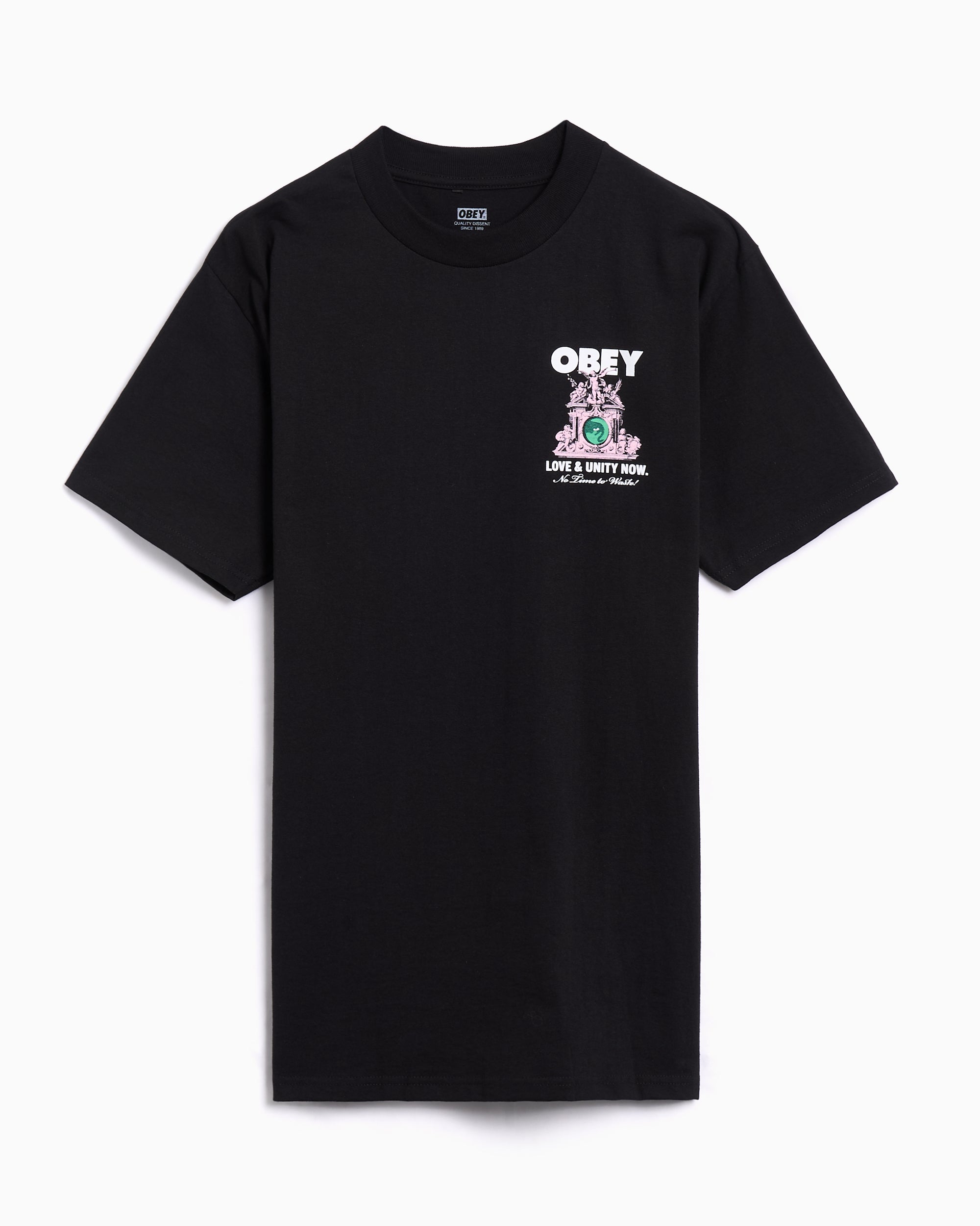 T-Shirts OBEY Clothing Love & Unity Now Relaxed Men's T-Shirt - 165264103-BLK