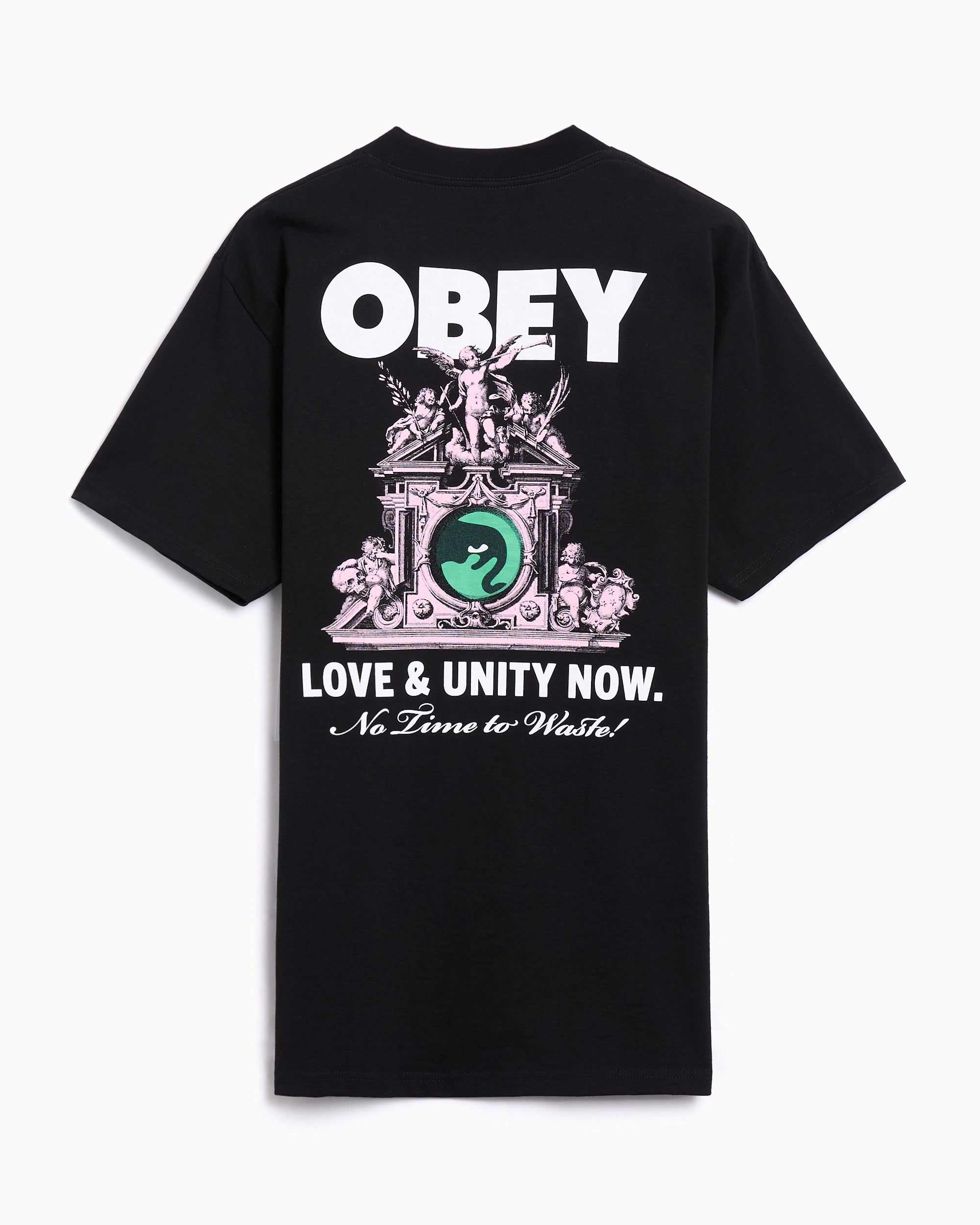 T-Shirts OBEY Clothing Love & Unity Now Relaxed Men's T-Shirt - 165264103-BLK