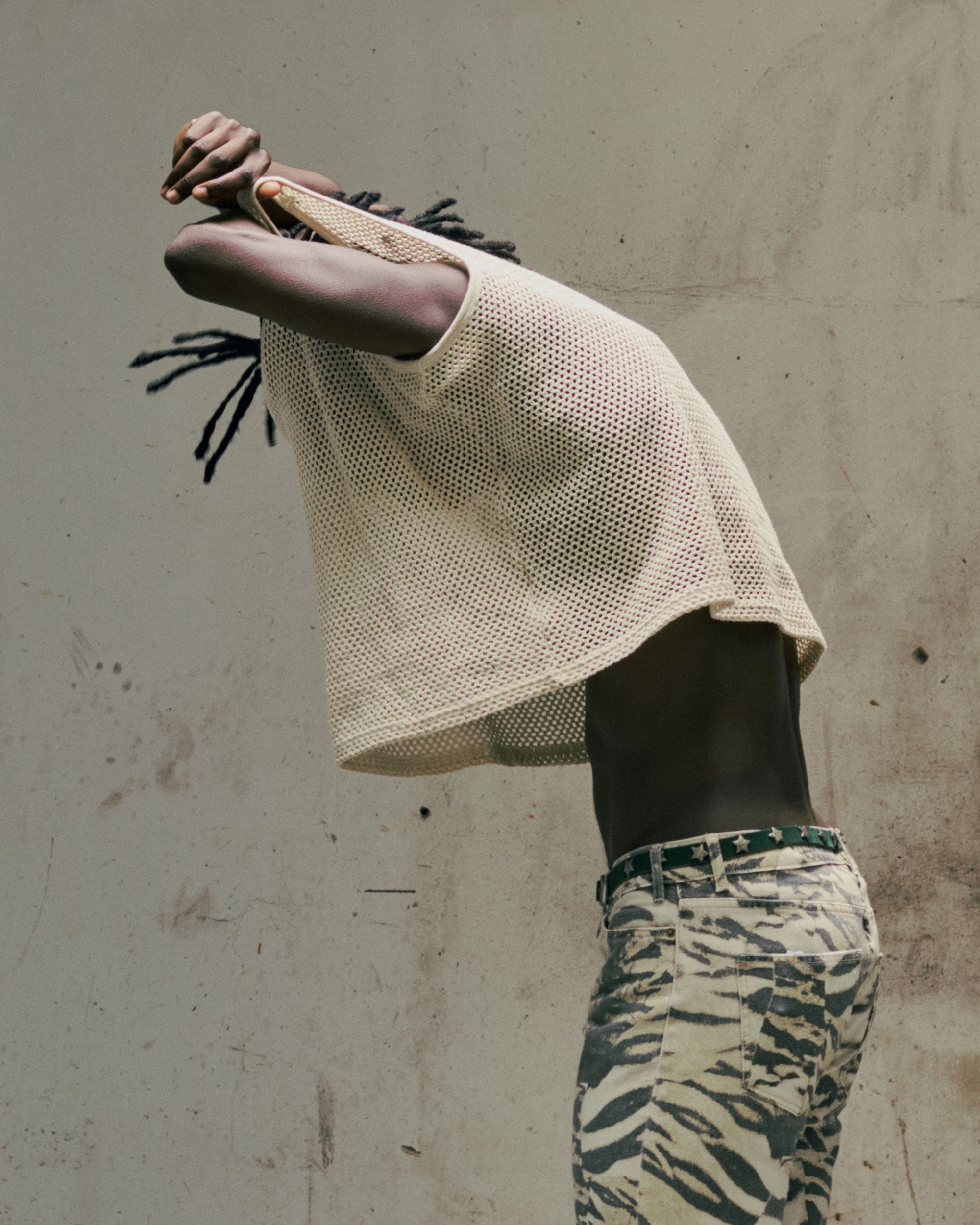 T-Shirts OBEY Clothing Morro Mesh Men's Tank Top - 134050062-WOA