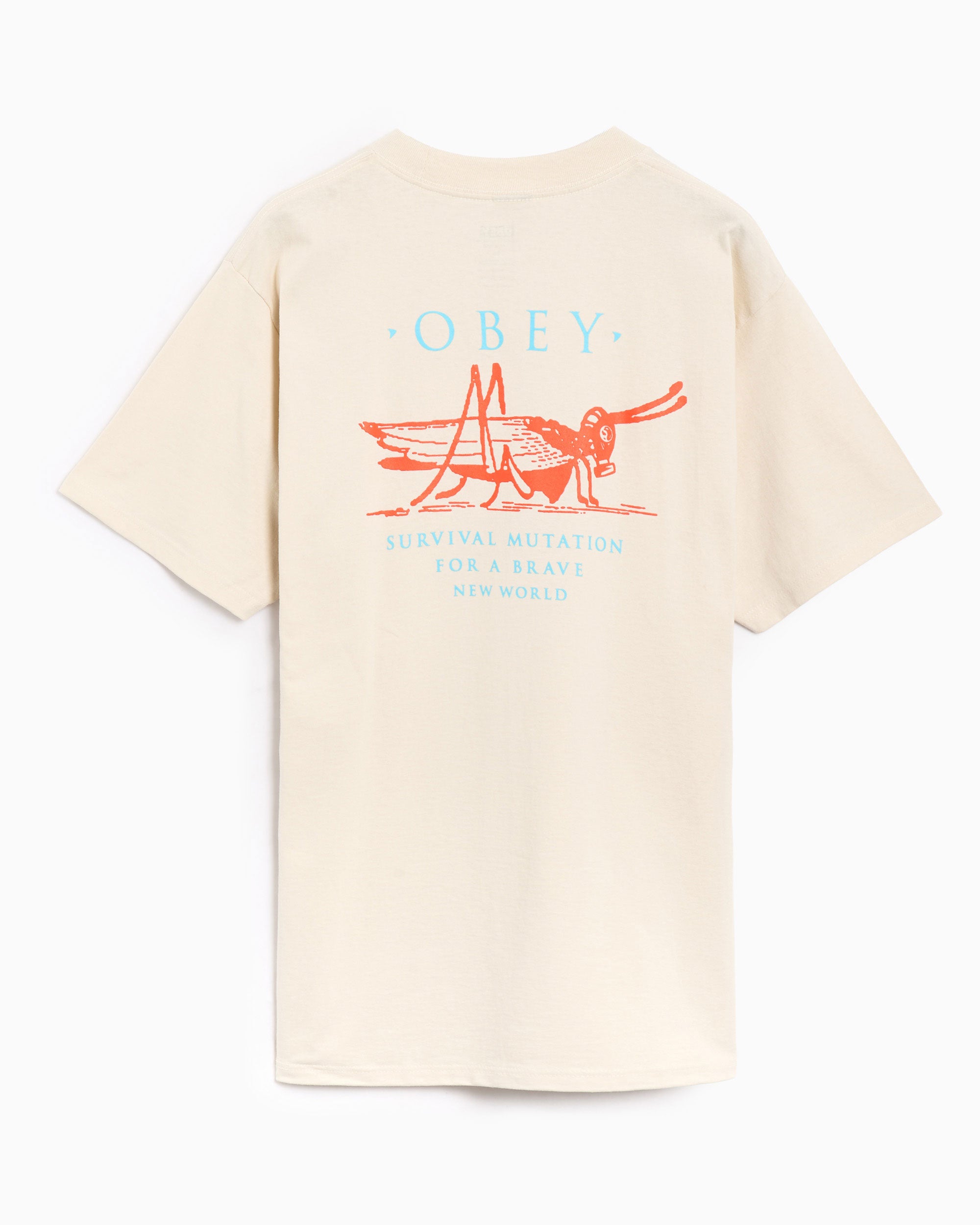 T-Shirts OBEY Clothing Mutant Grasshopper Graphic Men's T-Shirt - 165264235-CRM