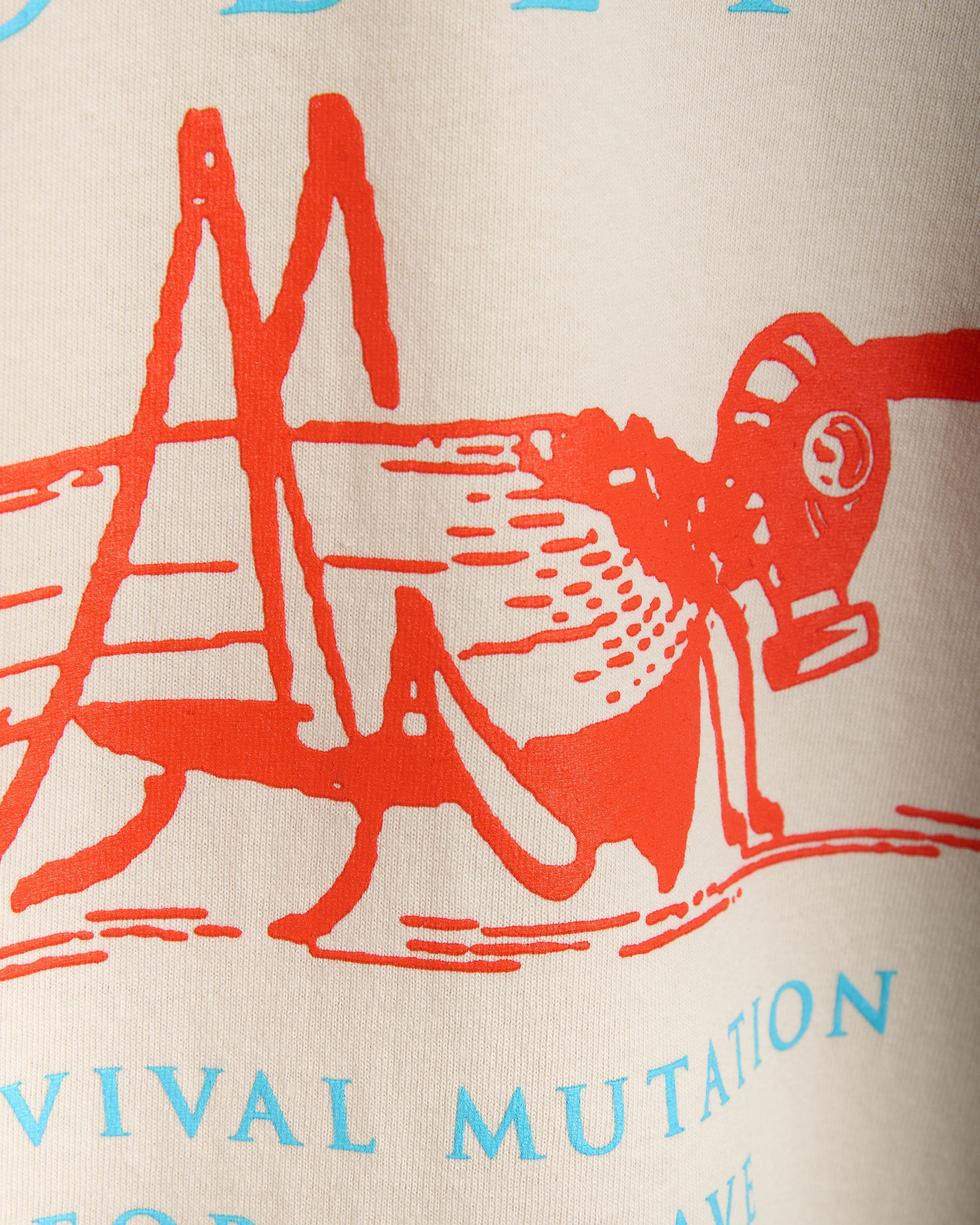 T-Shirts OBEY Clothing Mutant Grasshopper Graphic Men's T-Shirt - 165264235-CRM