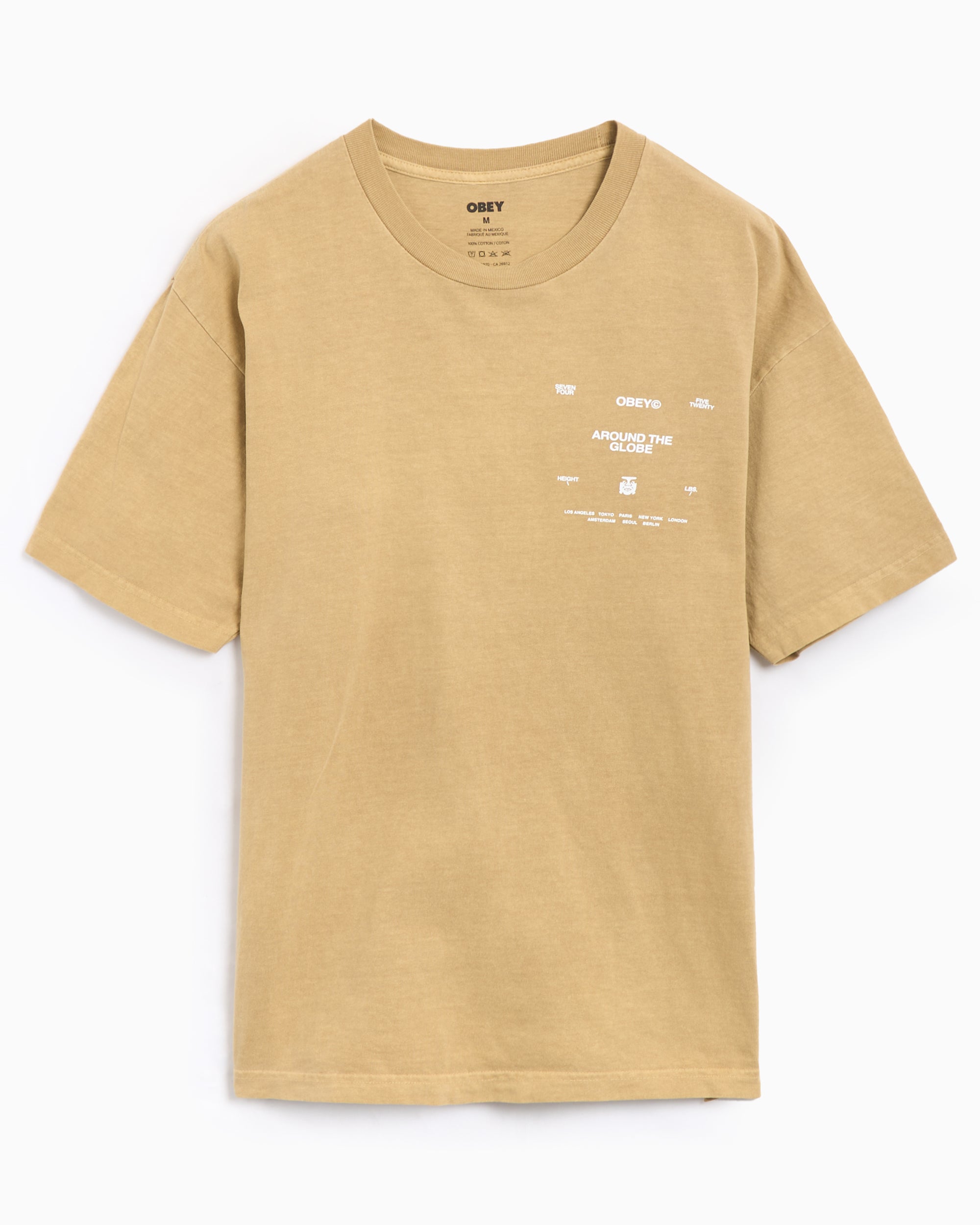 T-Shirts OBEY Clothing Obey Around The Globe Men's T-Shirt Men's T-Shirt - 167924096-LTK