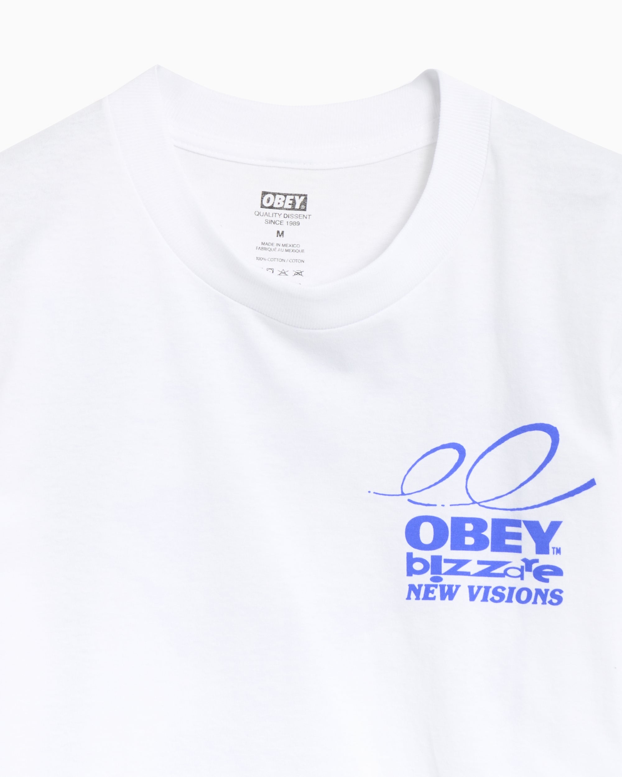 T-Shirts OBEY Clothing Obey Bizzare New Visions Men's T-Shirt Men's T-Shirt - 165264057-WHT