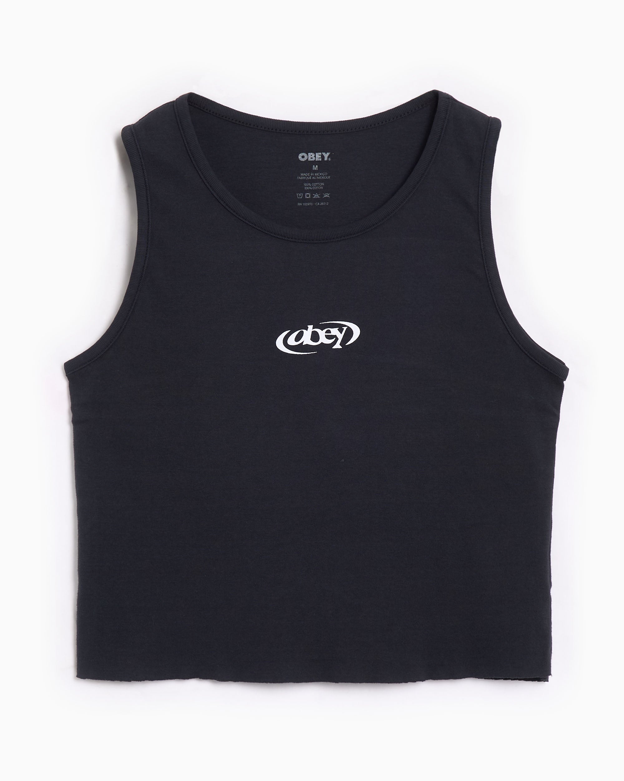 T-Shirts OBEY Clothing Planet Slim Women's Tank Top - 268052683-BLK