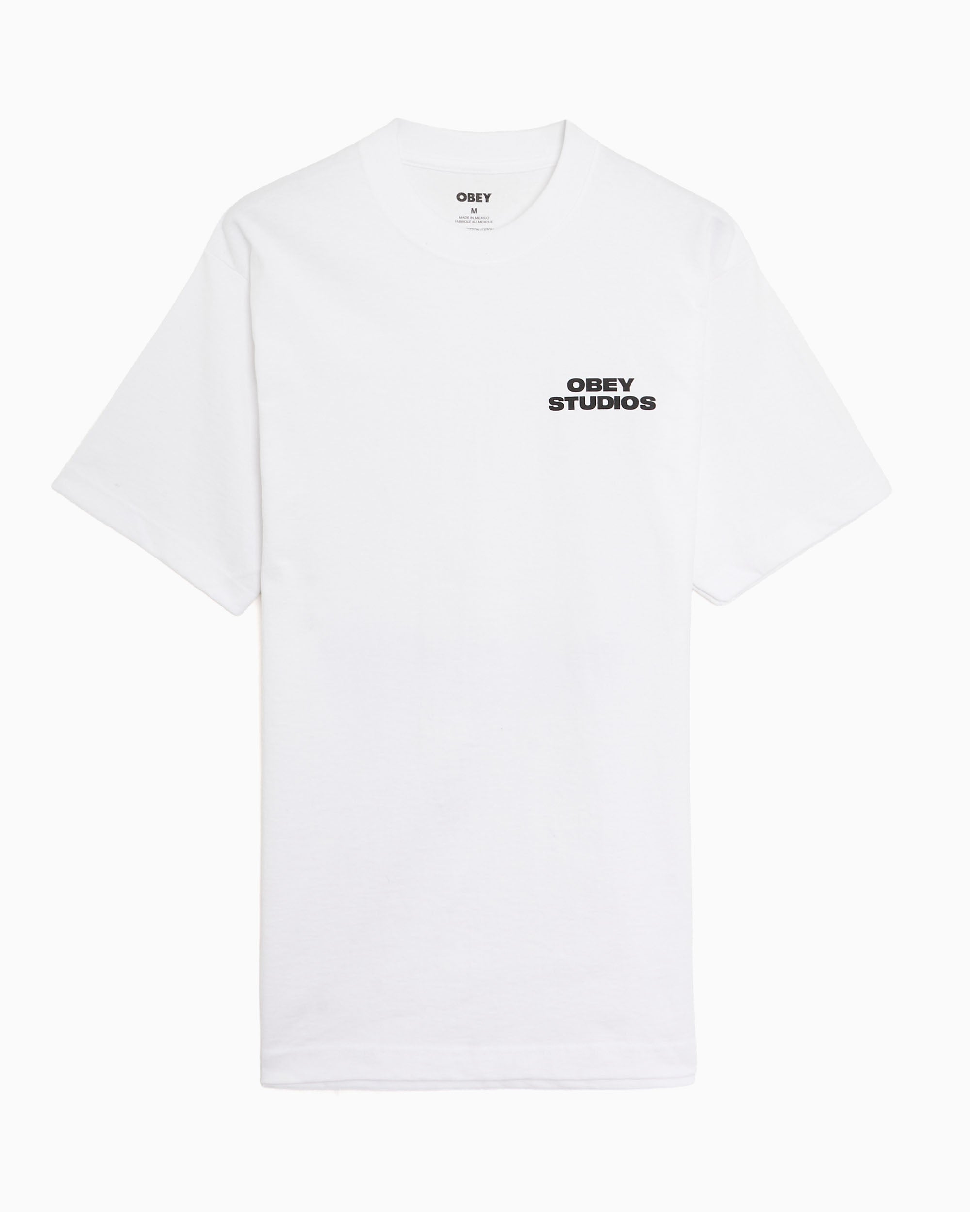 T-Shirts OBEY Clothing Sky Face Graphic Men's T-Shirt - 168024320-WHT