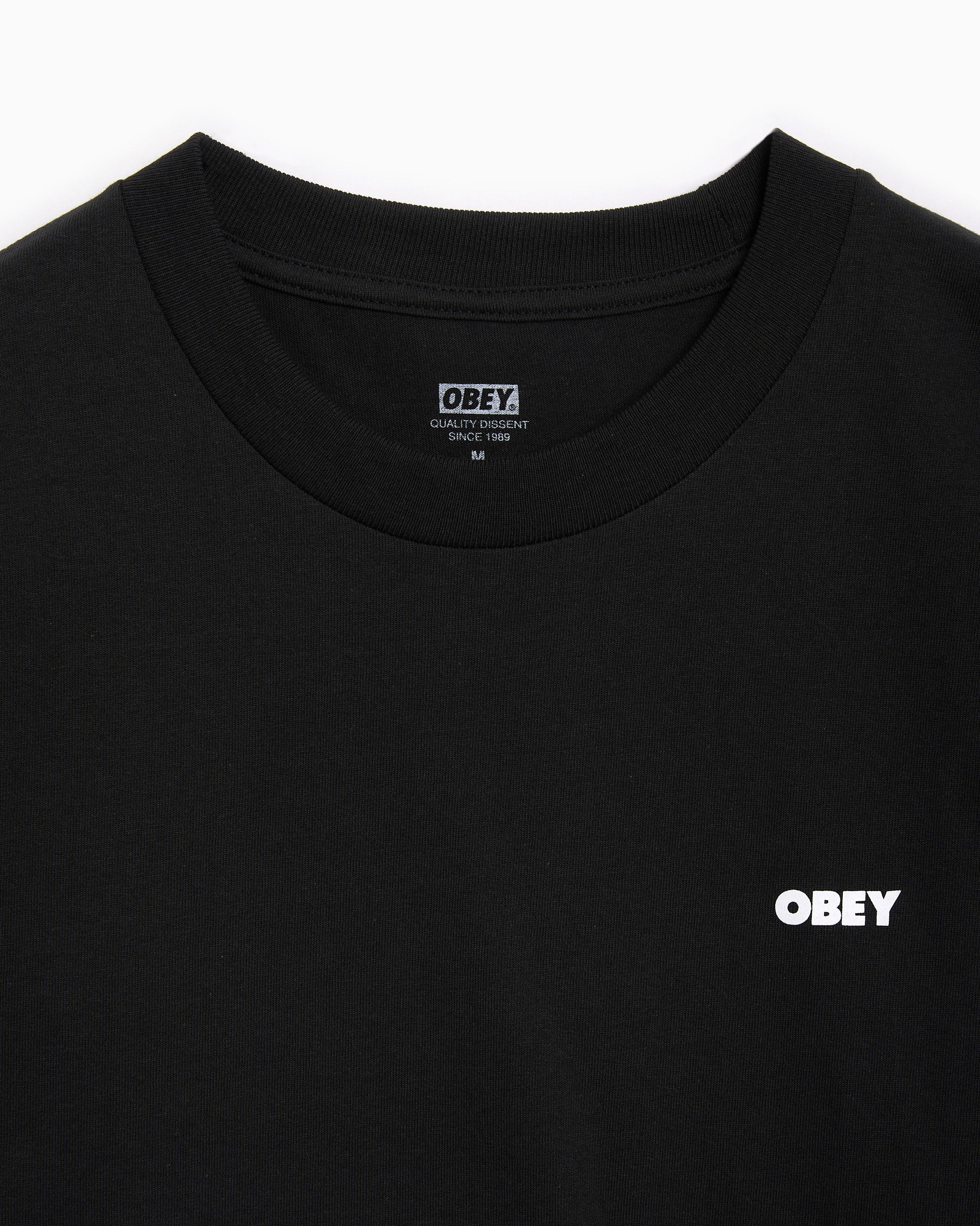 T-Shirts OBEY Clothing World in Flames Graphic Men's T-Shirt - 165264236-VBL