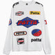 Patta Sponsor Jersey met grafisch met langue mouw T-Shirt voor heren