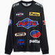 Patta Sponsor Jersey met grafisch met langue mouw T-Shirt voor heren