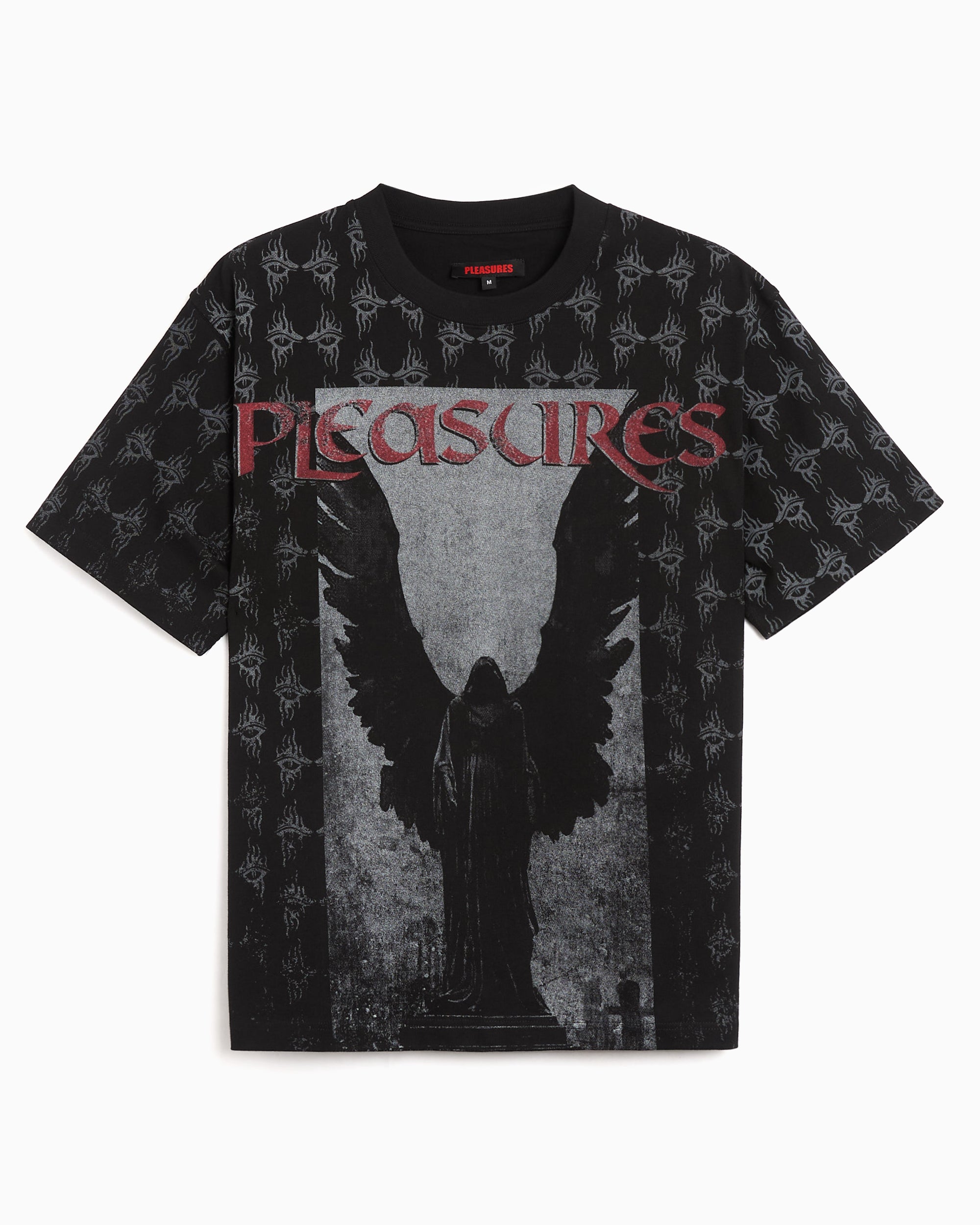 T-Shirts Pleasures Judgement Graphic Relaxed Men's T-Shirt - P26SP019-BLACK