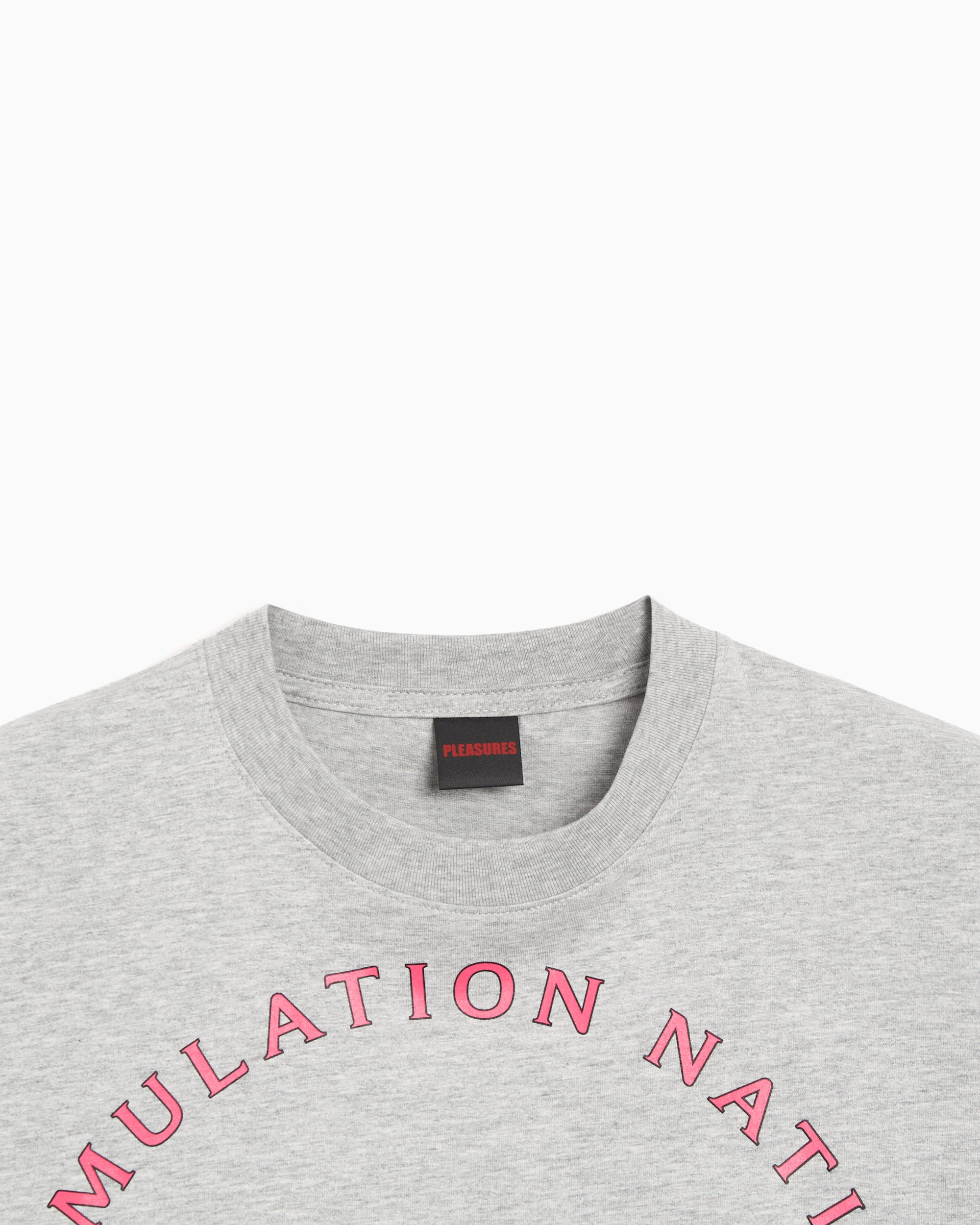 T-Shirts Pleasures Stimulation Graphic Relaxed Men's T-Shirt - P26SP066-HEATHER