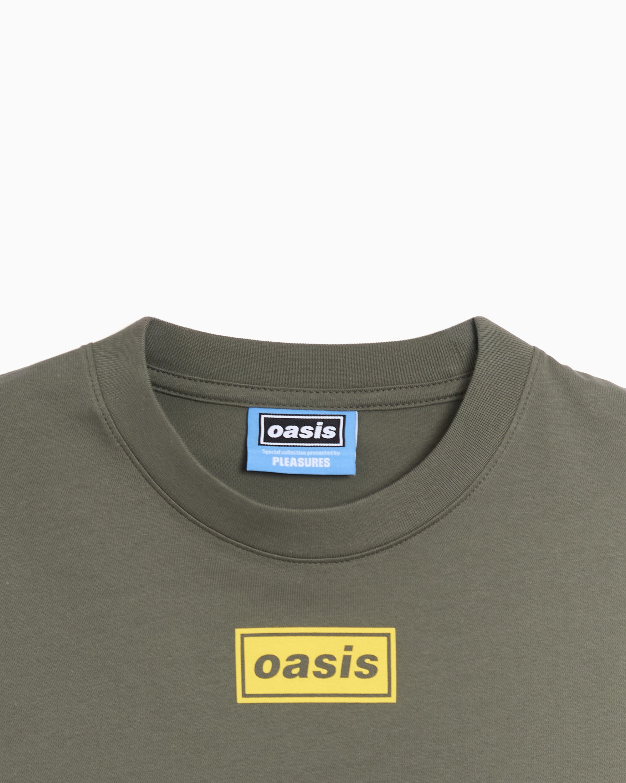 T-Shirts Pleasures x Oasis Nordique Graphic Relaxed Men's T-Shirt - P26OA008-FADEDBLACK