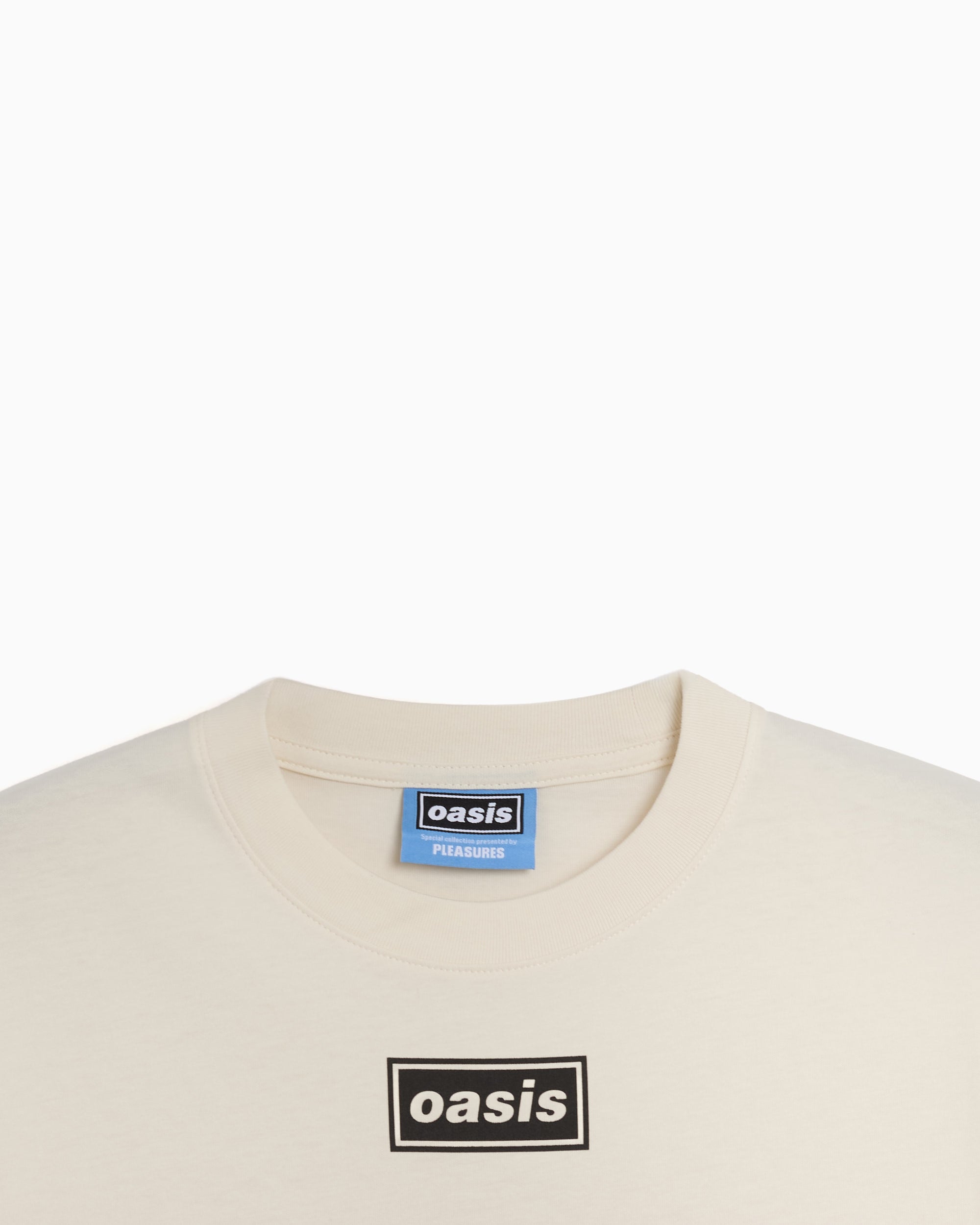 T-Shirts Pleasures x Oasis Nordique Graphic Relaxed Men's T-Shirt - P26OA008-VTGWHITE