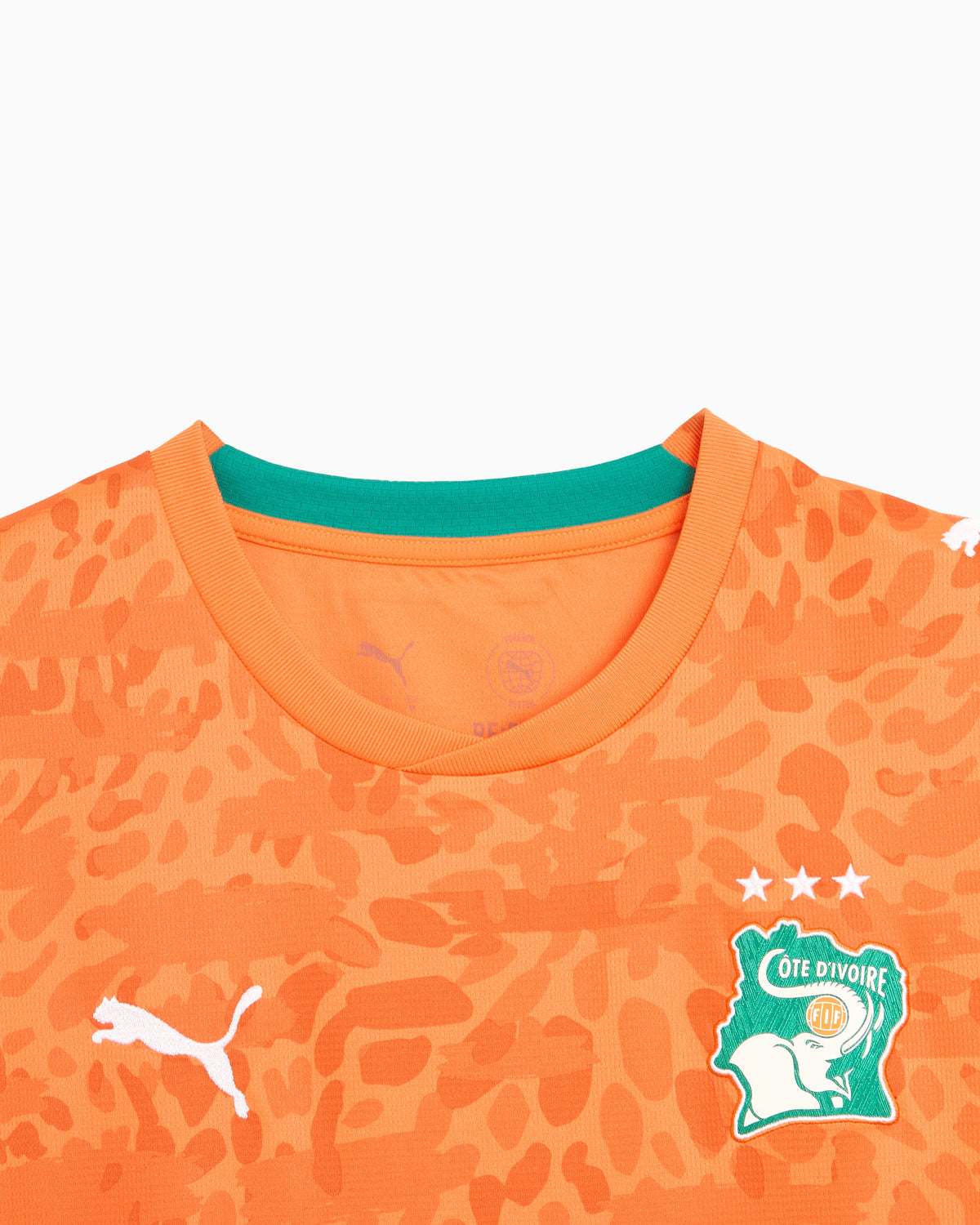 T-Shirts Puma Ivory Coast Futbol First Kit 2026 Men's Jersey T-Shirt - 783182-01
