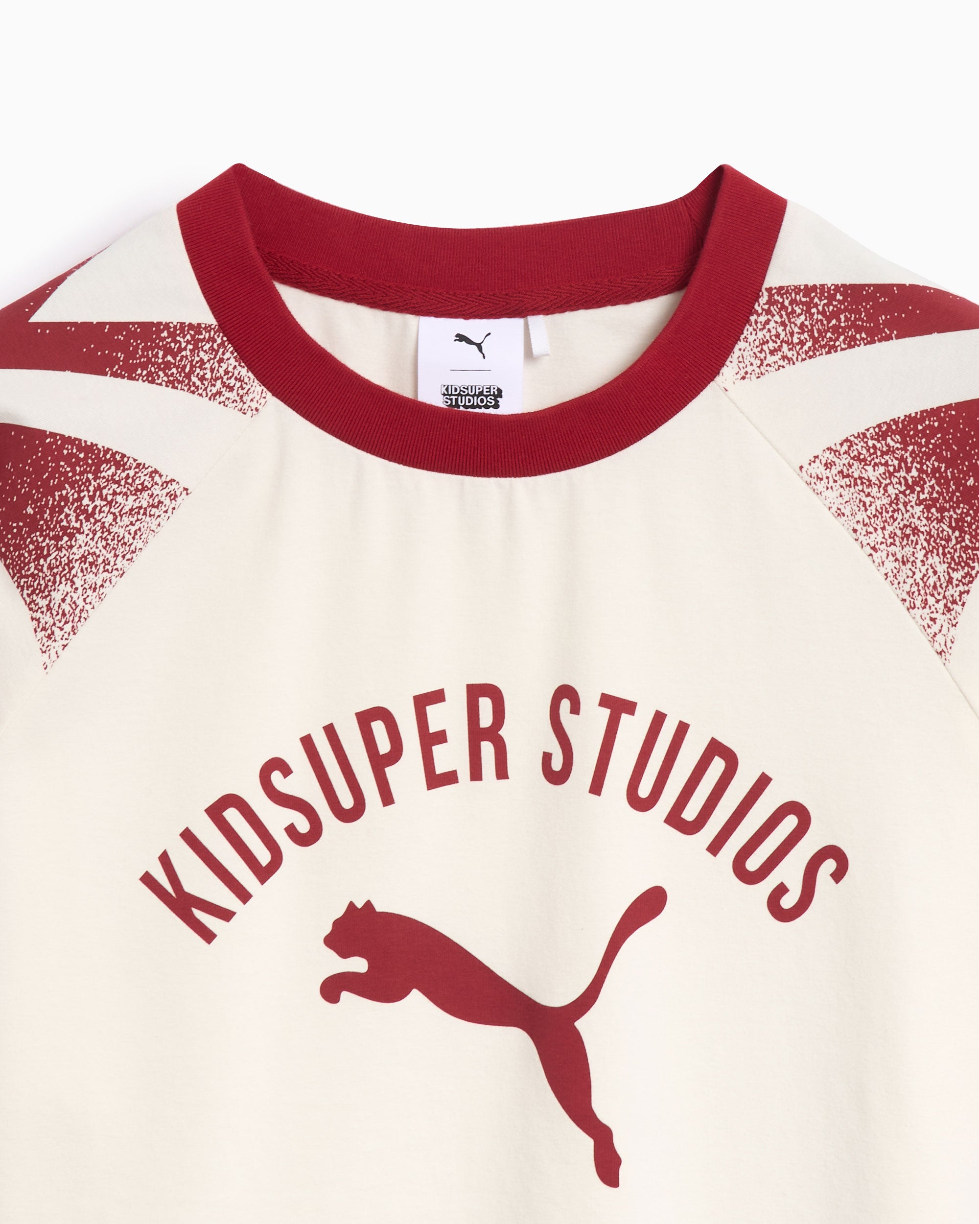 T-Shirts X KidSuper Puma x KidSuper Ringer Men's T-Shirt Men's T-Shirt - 629513-76