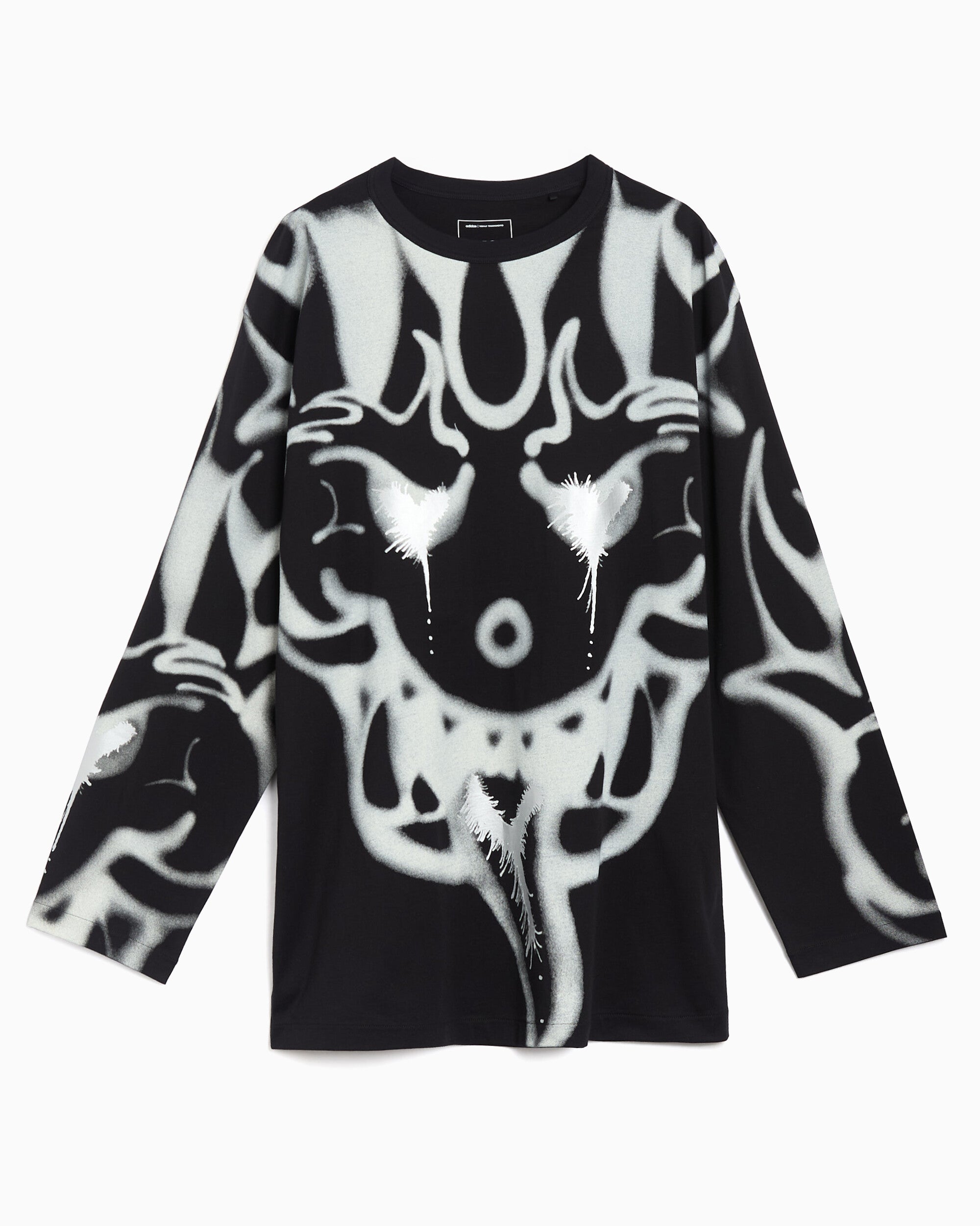 T-Shirts Y-3 Chito Graphic Long-Sleeved Relaxed Women's T-Shirt - KQ8582