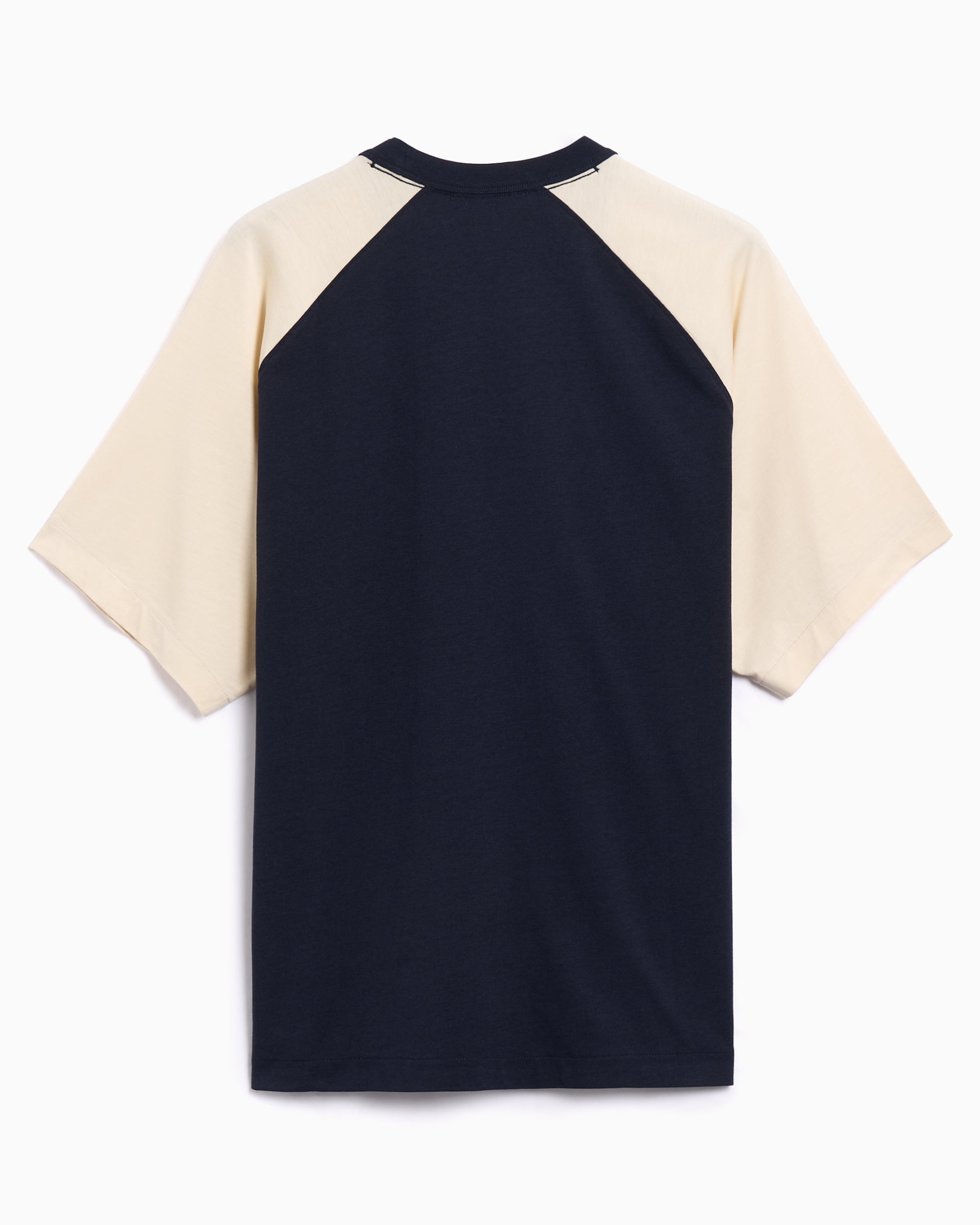 T-Shirts YMC Triple Raglam Oversize Men's T-Shirt - P6YMB-NAVY