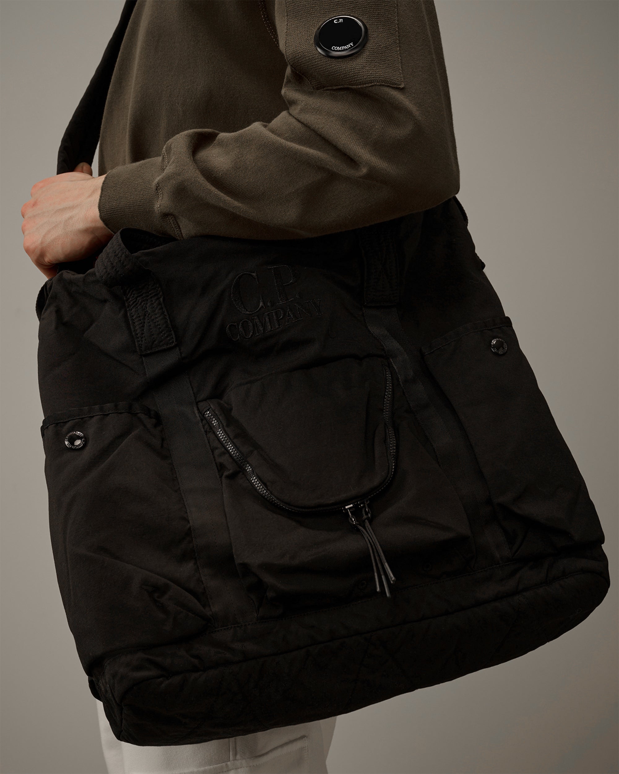 Tote Bags CP Company Twill Unisex Tote Bag - 20CMAC182A110305G-999