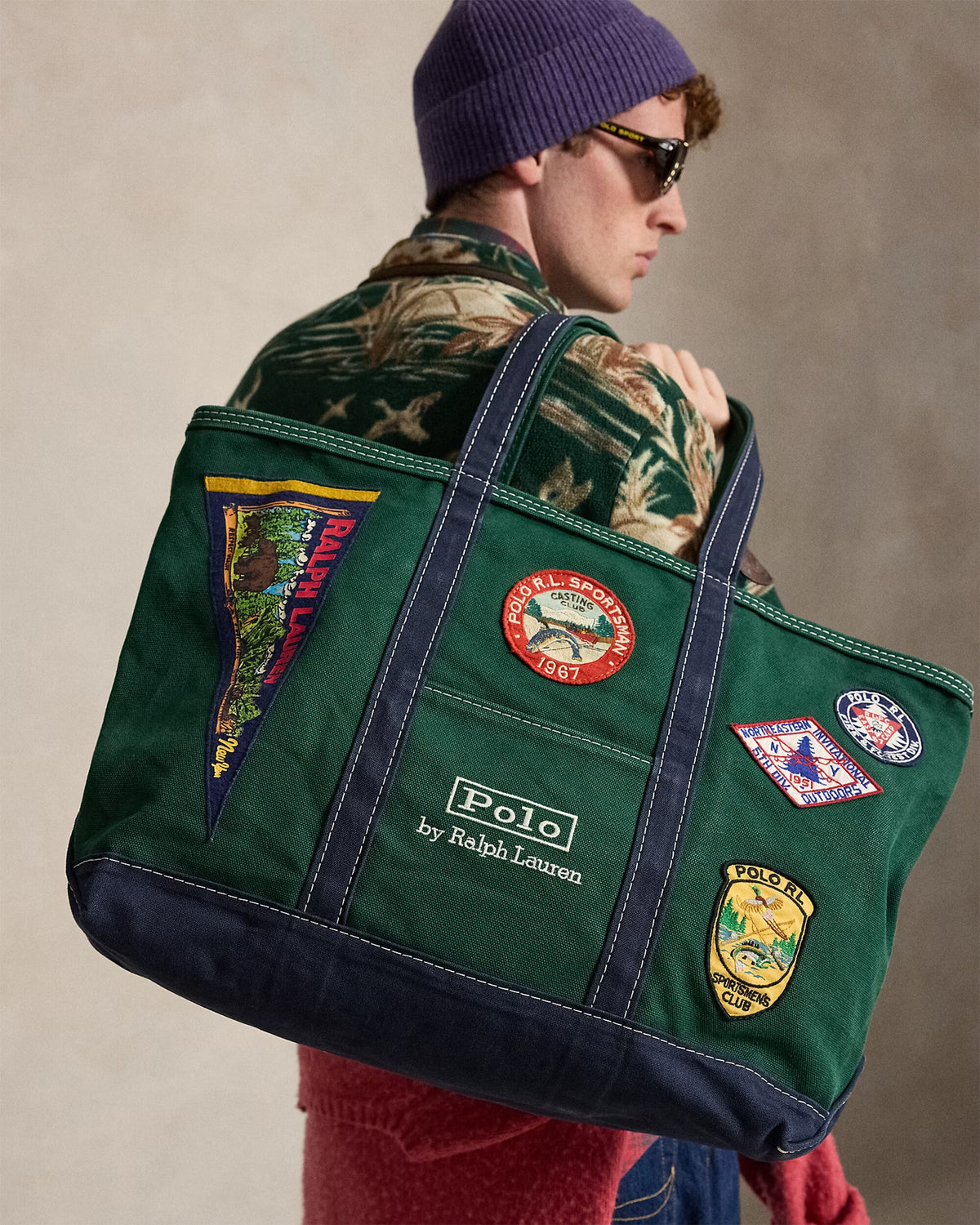 Tote Bags Polo Ralph Lauren With Patches Unisex Tote Bag - 405P16214001