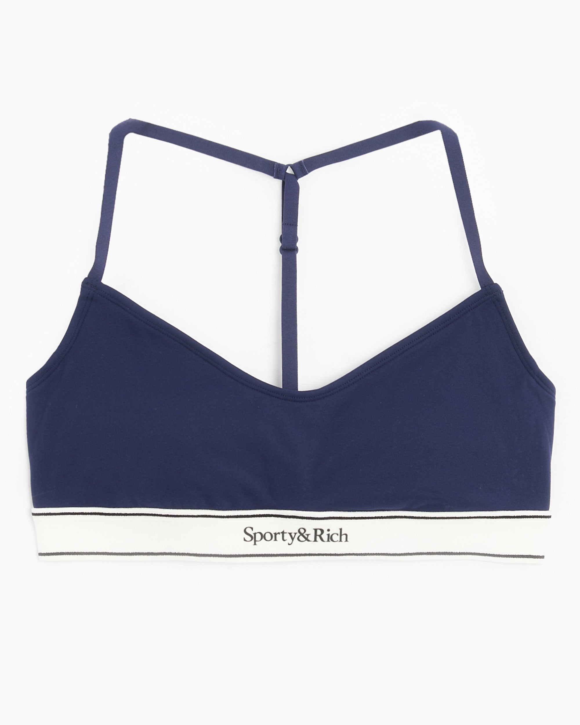 Underwear Sporty & Rich Serif Logo Sports Women's Bra Women's Underwear - BRAW2314NA