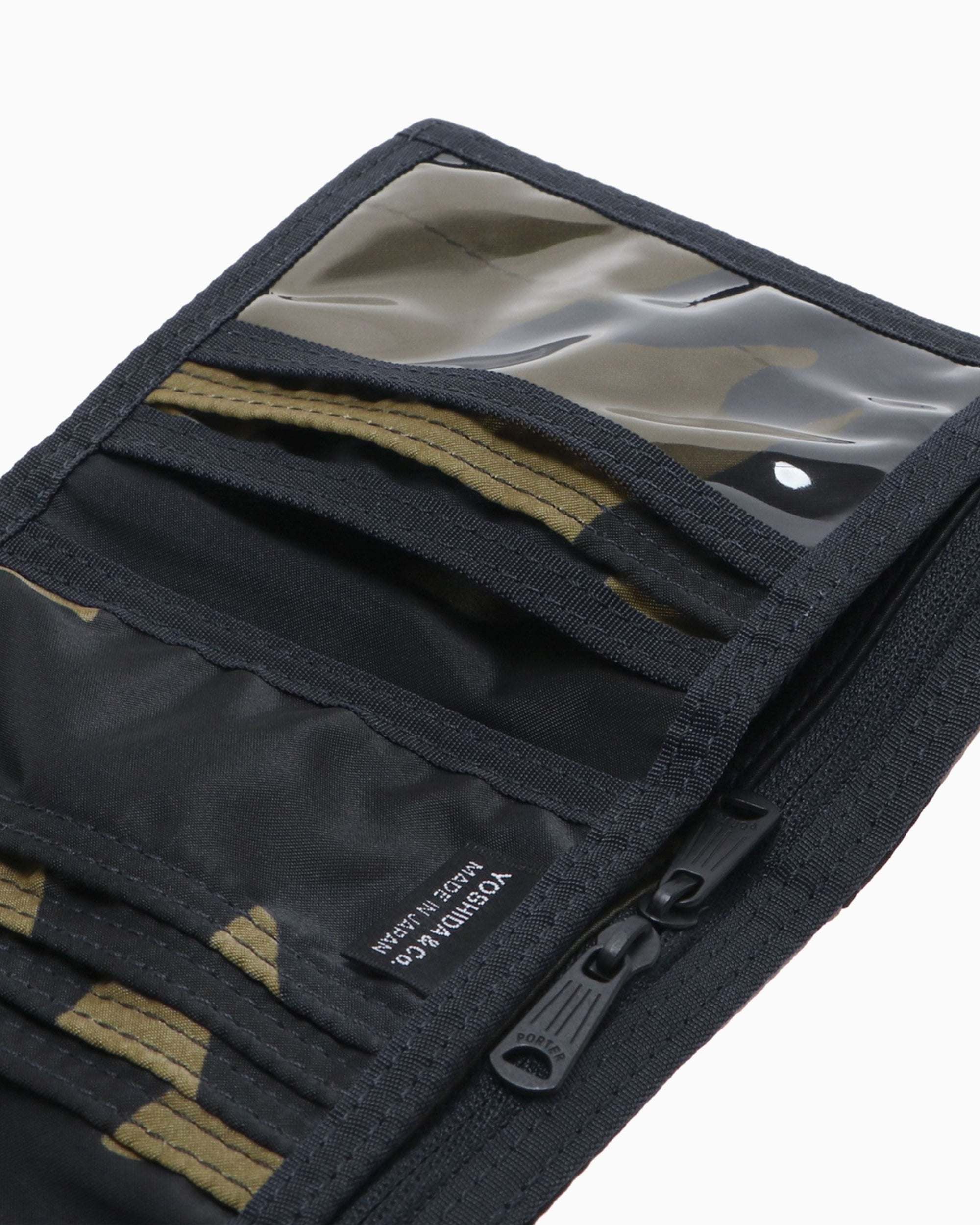 Wallets Porter-Yoshida & Co. Counter Shade Unisex Wallet - 381-17861-WOODLANDKHAKI