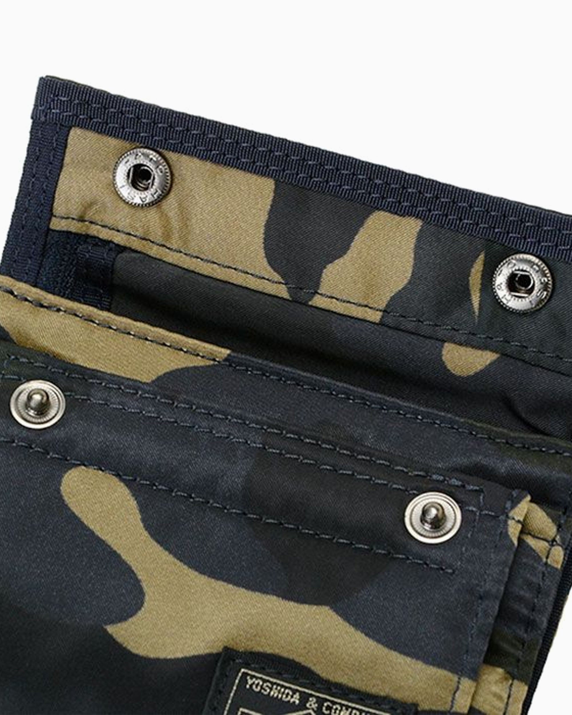 Wallets Porter-Yoshida & Co. Counter Shade Unisex Wallet - 381-17861-WOODLANDKHAKI