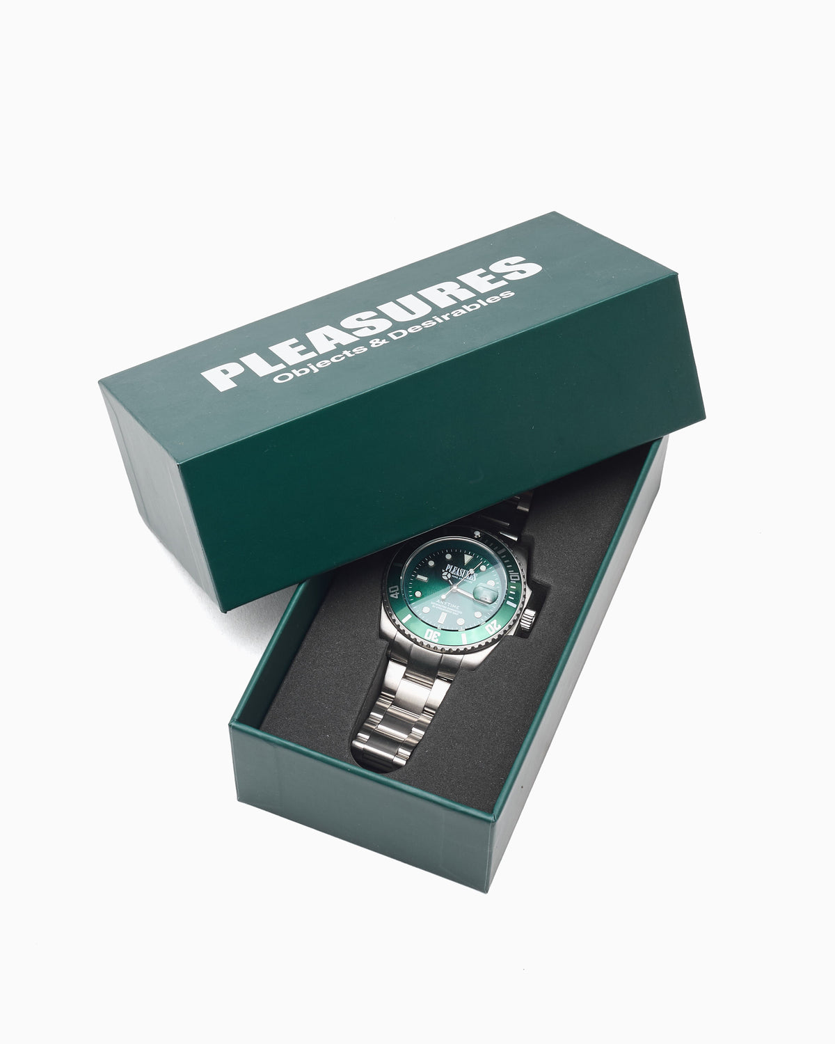 Watches Pleasures Anytime Unisex Watch - P26F038-GREEN/SILVER