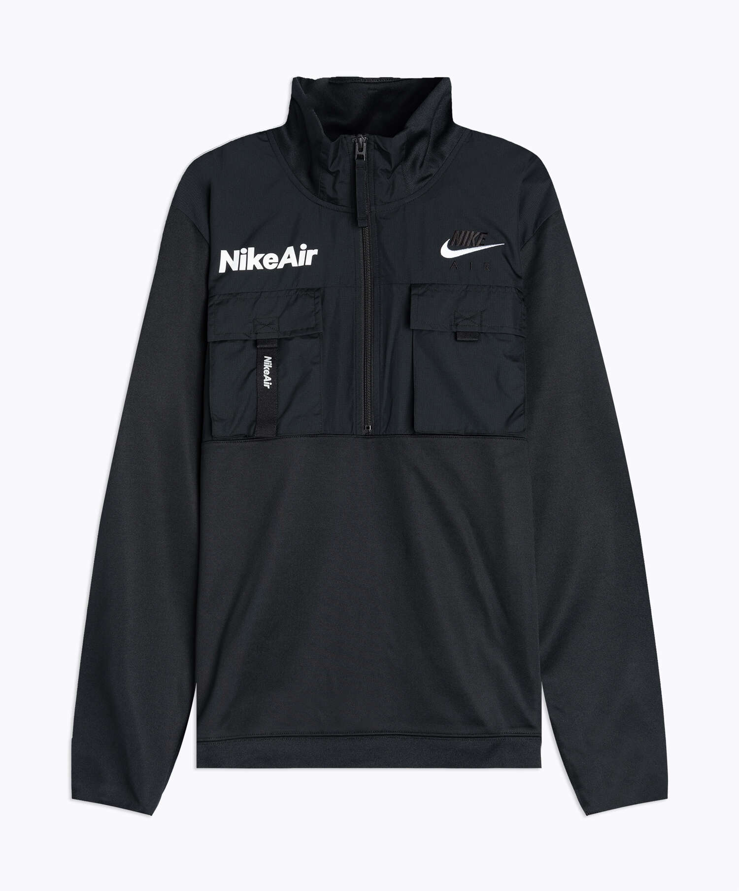 Hou op Nationale volkstelling Buurt Nike Sportswear Air 1/2-Zip Heren Sweater Zwart CU4168-010| Shop Online bij  FOOTDISTRICT